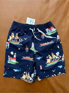 HANNA ANDERSSON Ships Swim Trunks, 3T - NEW